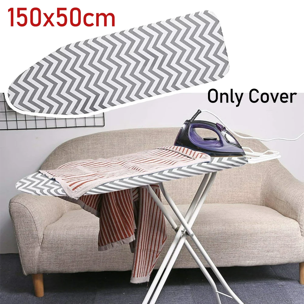 150x50cm Ironing Board Cover Heavy Duty Iron Cover Elastic Edge Heat Reflective For Home Cleaner Tools Ironing Accessorie