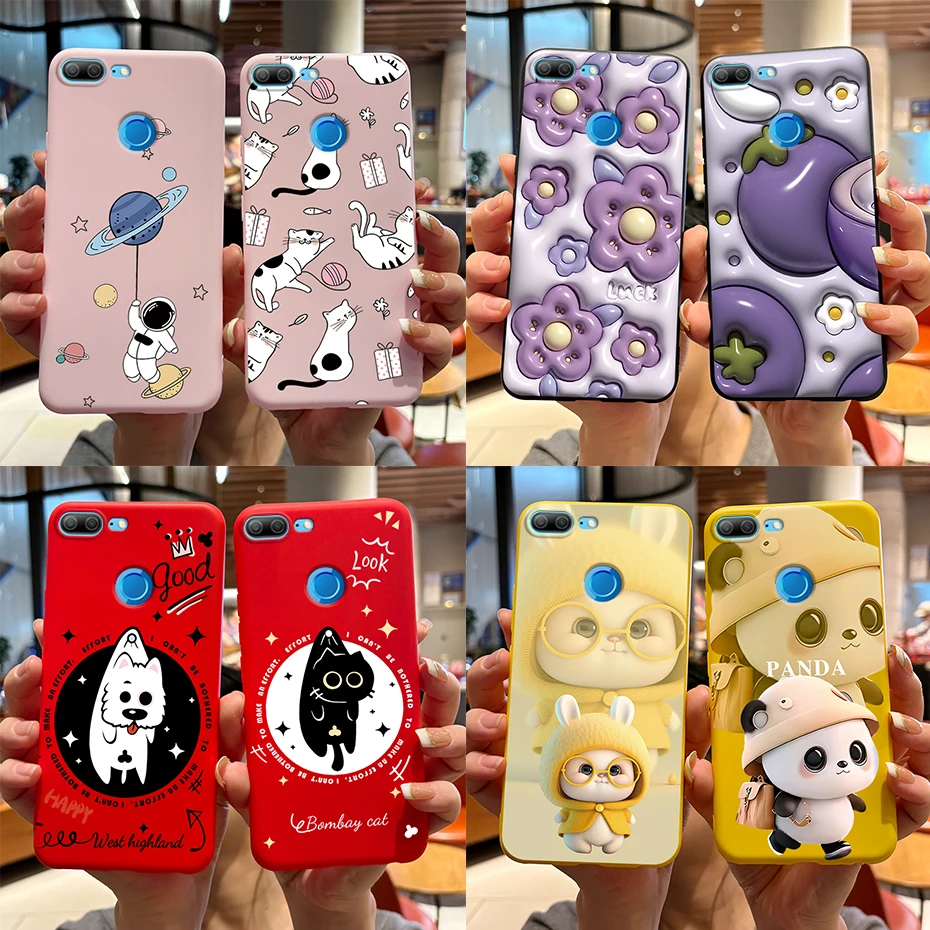 For Cover Honor 9 Lite Case Cute Panda Funda Soft TPU Back Protective Cover For Honor9 9 Lite Phone Case LLD-L21 LLD-L31 Bumper