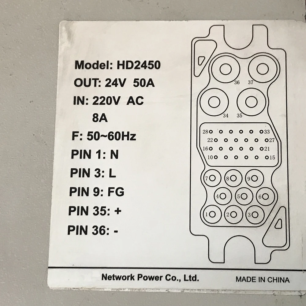 HD2450 For EMERSON Communication Power Supply 24V 50A Perfect Test