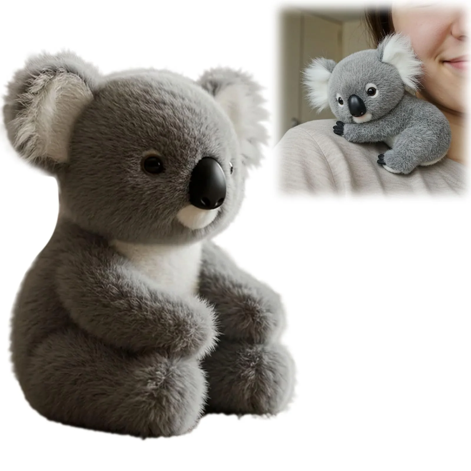 Gibbon h 25 ซม.Ultra Soft Koala h เลียนแบบการเคลื่อนไหวของธรรมชาติเหมือน Koala จริงตุ๊กตาของเล่น Cozy Dolphin h ขนาดใหญ่