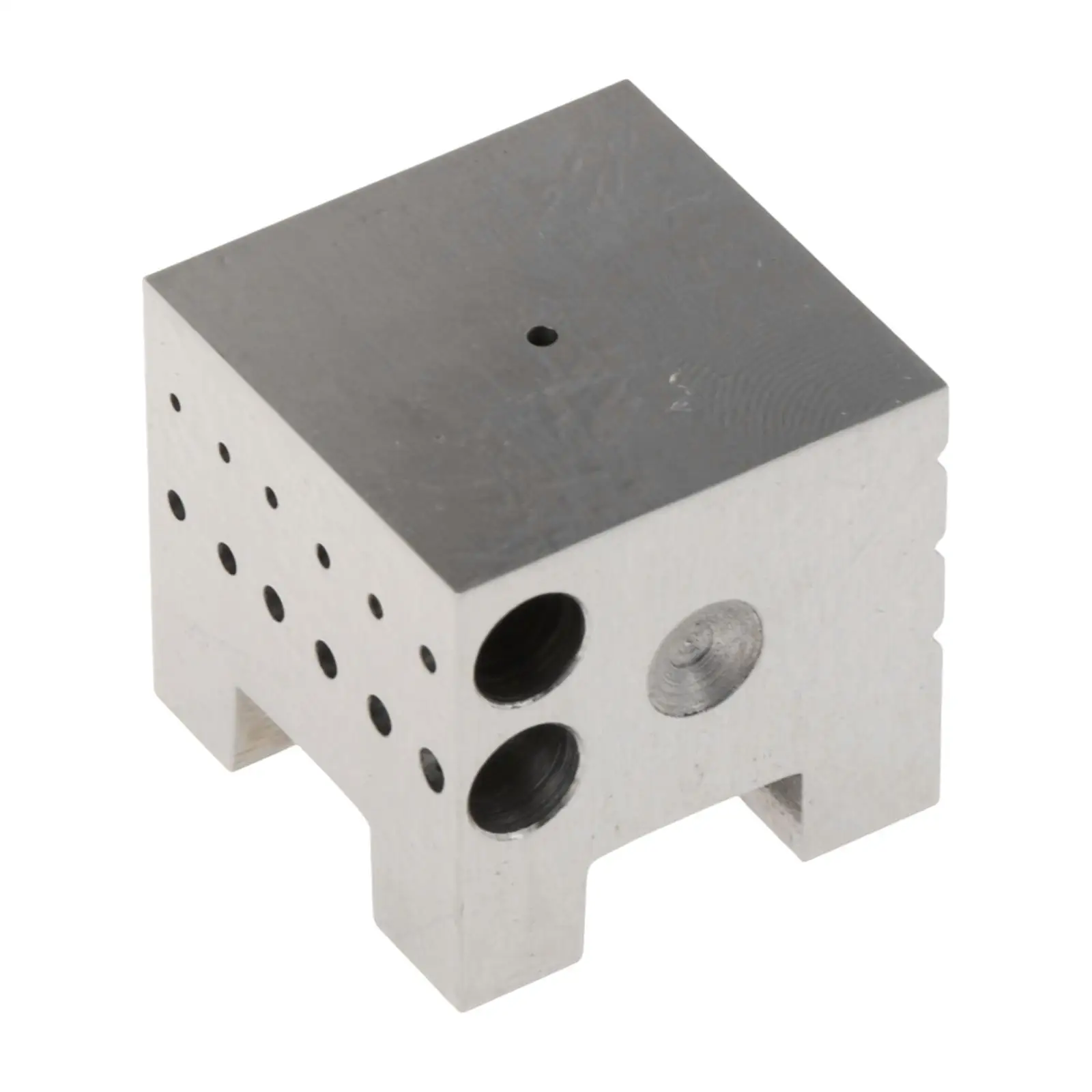 Steel Watch Dapping Block Square Movement Holder for Jewelry Doming Staking Tool Watchmaker Repair Base with 6 Usable Sides
