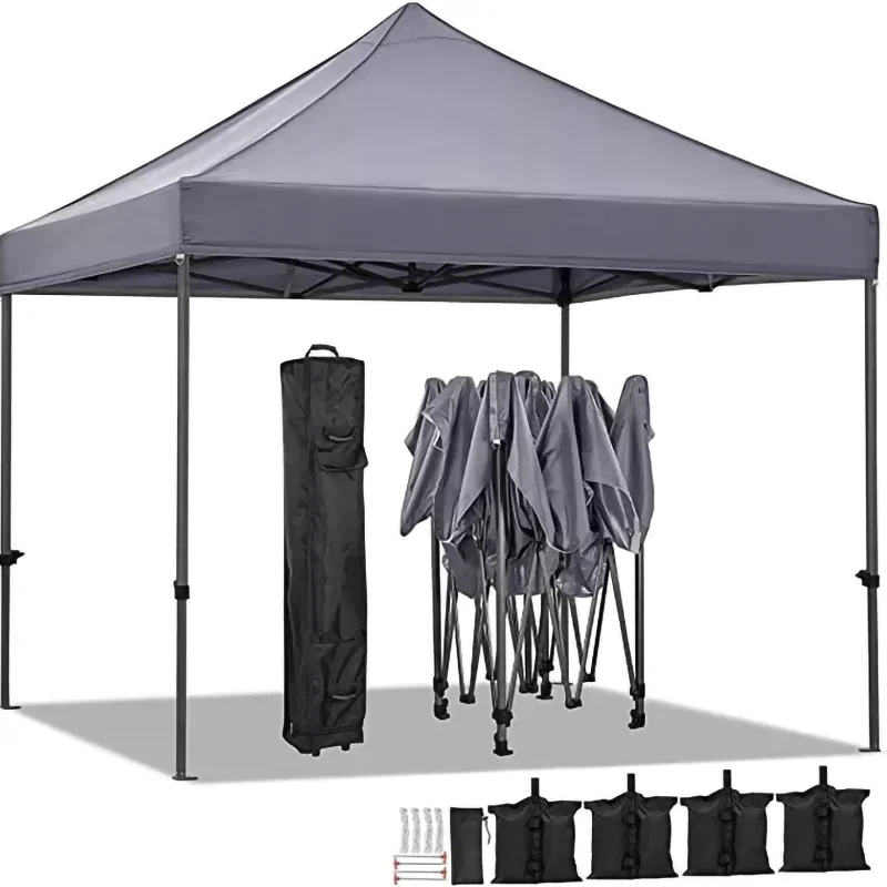 10x20FT Outdoor Steel Printable Custom Logo Folding Canopy Pop up Gazebo Tent Marquee Gazebo Canopy Advertising Waterproof Tent