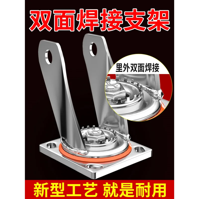 Universal wheel heavy-duty 6/8-inch nylon wheel small cart with widened wheels and 5 industrial load-bearing brake casters