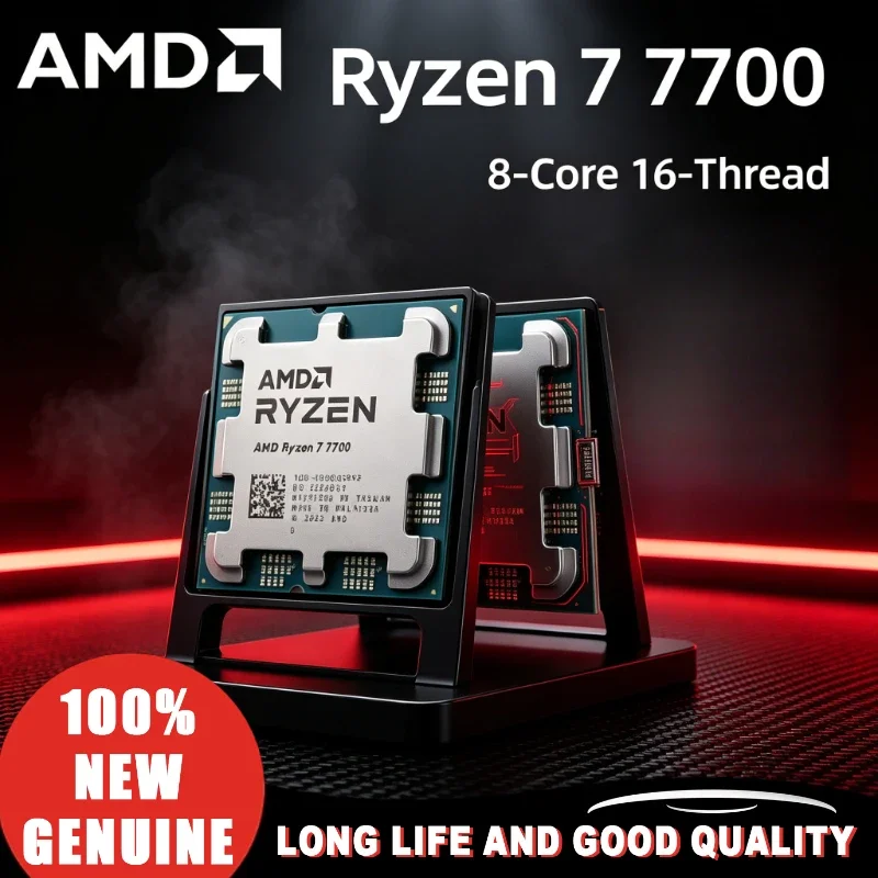 AMD Ryzen 7 7700 Socket AM5 DDR5 65W Processor 5NM L3=32M 3.8GHz 8-Core 16-Thread 100% Brand New R7 7700 NEW