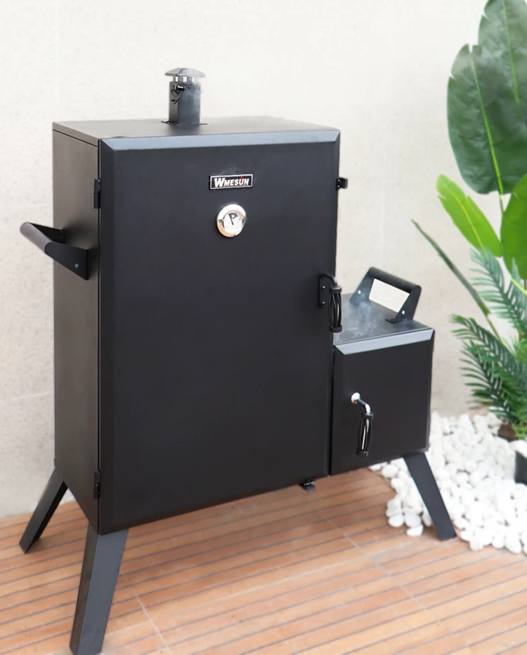 Fruit charcoal smoking stove commercial smoking machine American Texas barbecue grill bacon artifact oven household firewood bac