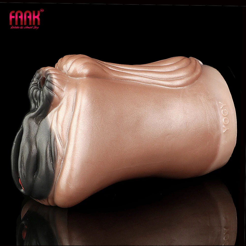 

FAAK Fantasy Horse Pussy Stroker Silicone Male Masturbator Pocket Intimate Vagina Anus Sex Toys Shop For Men Pleasure