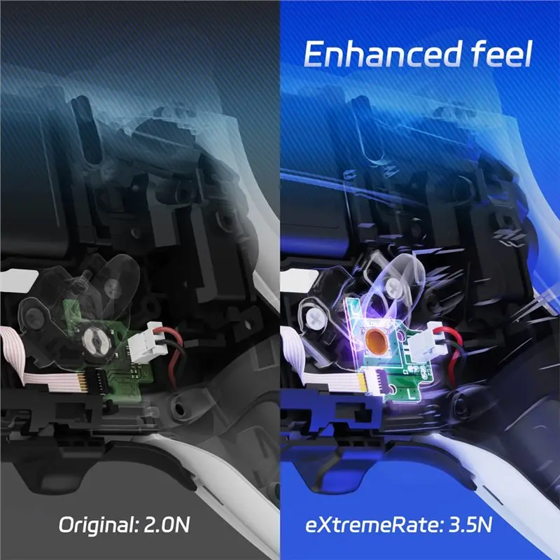 Classic-For Extremerate For PS5 Edge Controller Replacement Switch Board Kit Back Paddles-LB RB Buttons-No Back Buttons