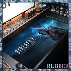 Stalker 2 Extra Large Gaming Mouse mat Computer Laptop Rubber Pad Gaming Keyboard Pad Desk Pad XXL 120*60 cm Lock Edge Mouse Pad