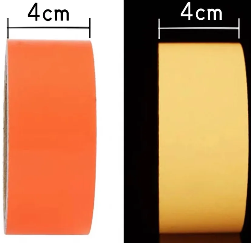 4 cm * 1 m PET-lichtgevende tape Glow in Dark Nachtzicht Fluorescerende tape voor thuis/kantoor/tuin Veiligheidswaarschuwing Decor DIY Craft Access
