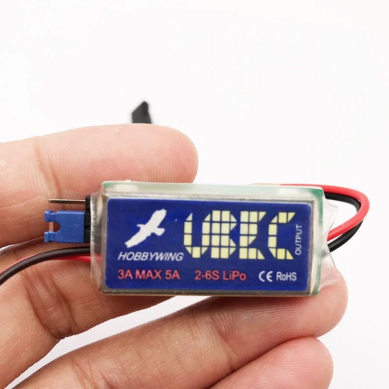 5V/6V 3A UBEC Max 5A Lowest RF Noise BEC Full Shielding Antijamming Switching Regulator For RC helicopter plane Drone