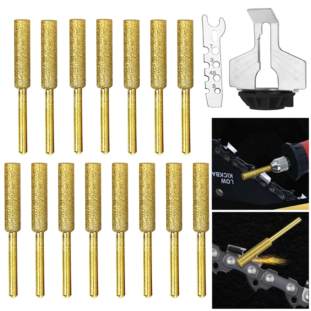 Zylinder Rotary Grat Diamant Schleifen Bit Kopf Tragen Beständig Schneiden Grate Kopf Holzbearbeitung Dreh Werkzeug Zubehör