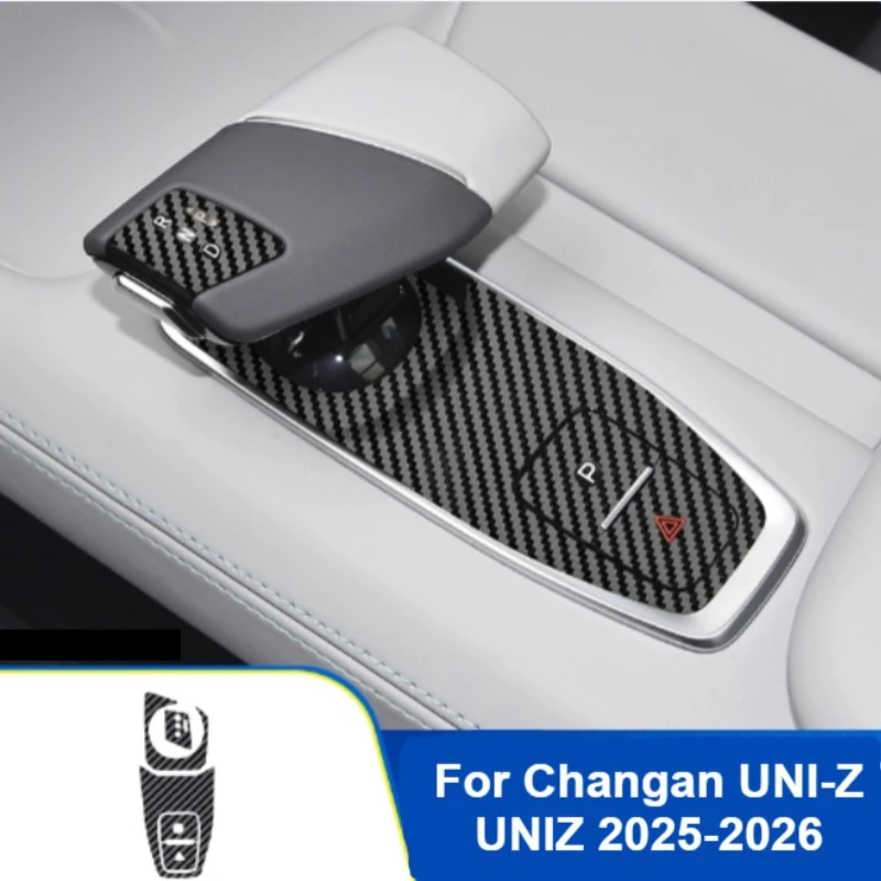 

For Changan UNI-Z UNIZ 2025-2026 Car Interior Protection Steering Wheel Door Decoration Scratch-resistant Sticker Accessories