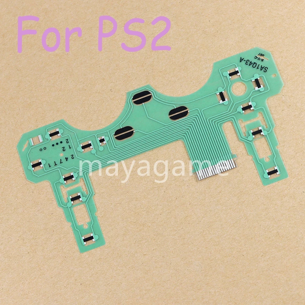 OCGAME 120pcs For PS2 SA1Q42A SA1Q43A Circuit Board PCB Ribbon Button Key Conductive Film For PlayStation 2 A Controller Replace