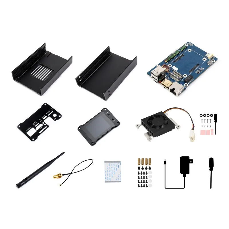 

Network Attached Storage(NAS) All-In-One Mini-Computer for Raspberry Pi Compute Module 4, Optional For CM4 Module