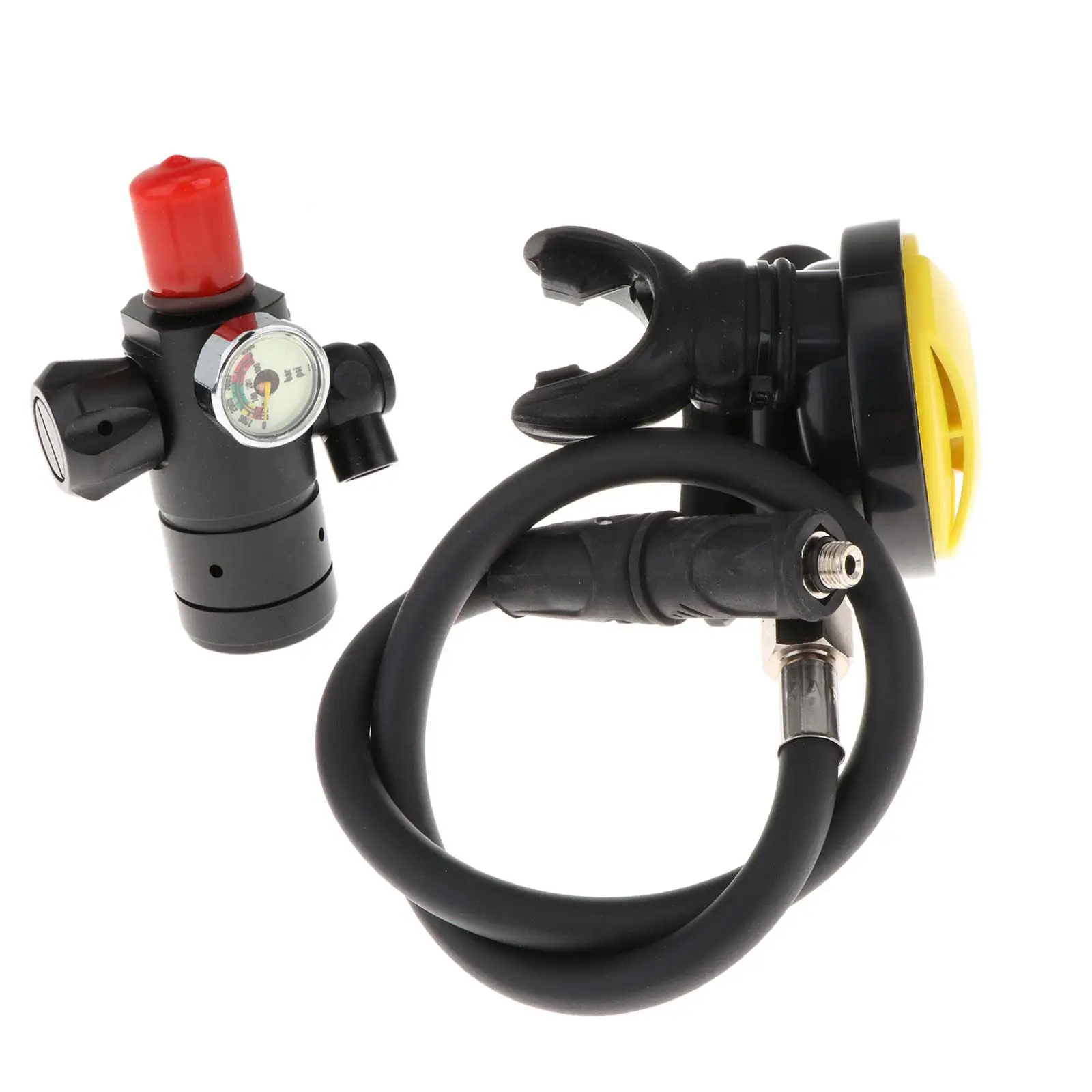 

Scuba Diving Equipment Set 23.6inch Hose Diving Gear Pressure Reducing Valve