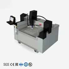 Mini Small Size Double Heads 5-Axis Waterjet Cutting Machine for Stone Metal Glass with Motor and Pump