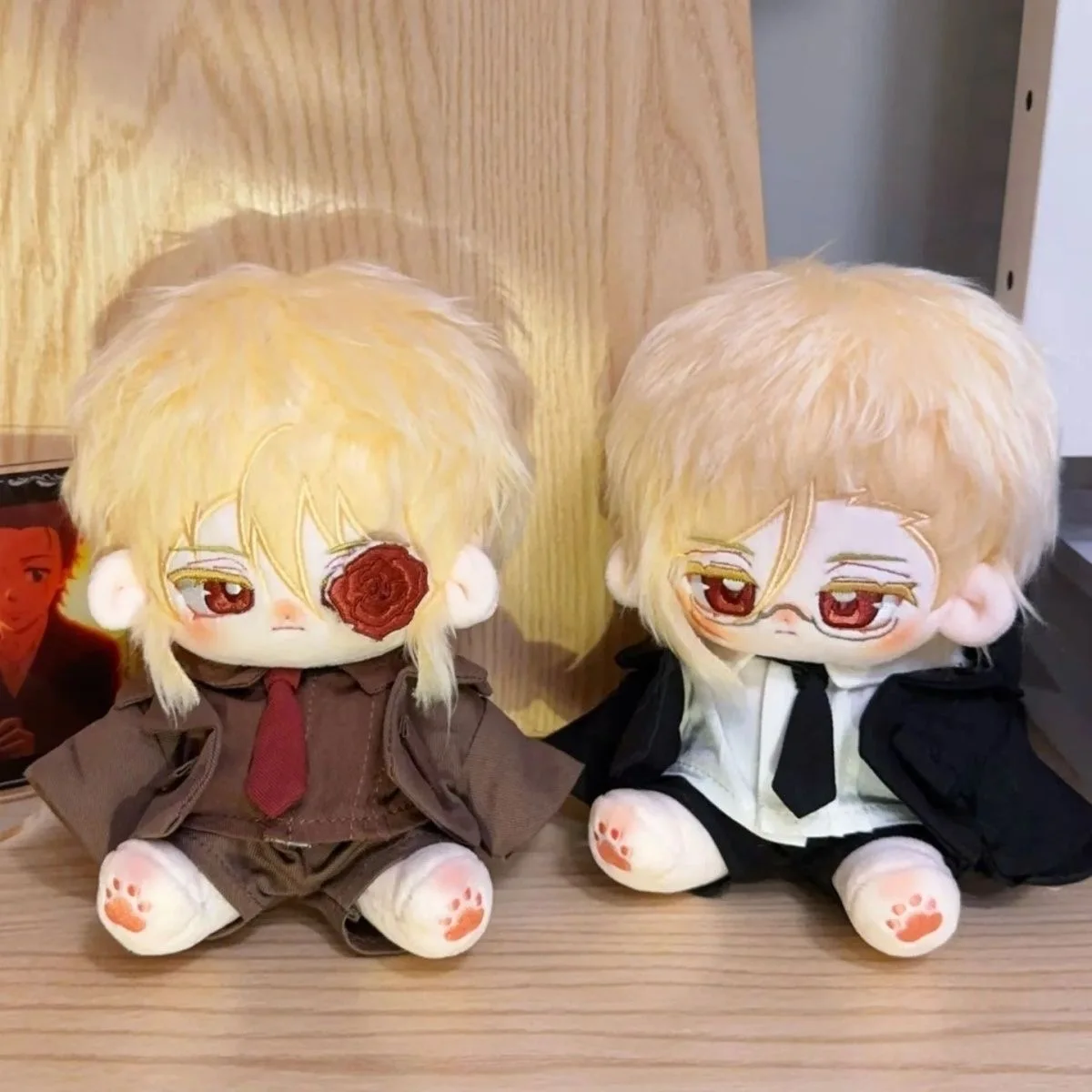 

Аниме Уильям Джеймс Мориарти профессор красивый мальчик плюшевая кукла тело платье одежда плюшевые игрушки фигурки подарок 20 см