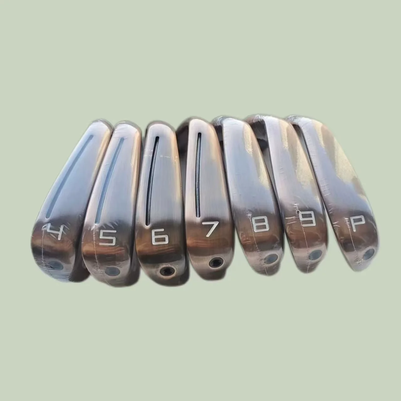 Club Irons Forged Right Handed Iron Copper Stainless Steel Forged #4-P Milled Golf Iron Set Golf Iron Head