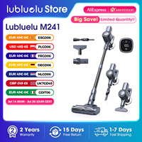 M241 30000Pa Battery Vacuum Cleaner, Wireless Vacuum Cleaner with up to 50 Minutes Running Time  for Hard Floors Lubluelu-MIUZZY