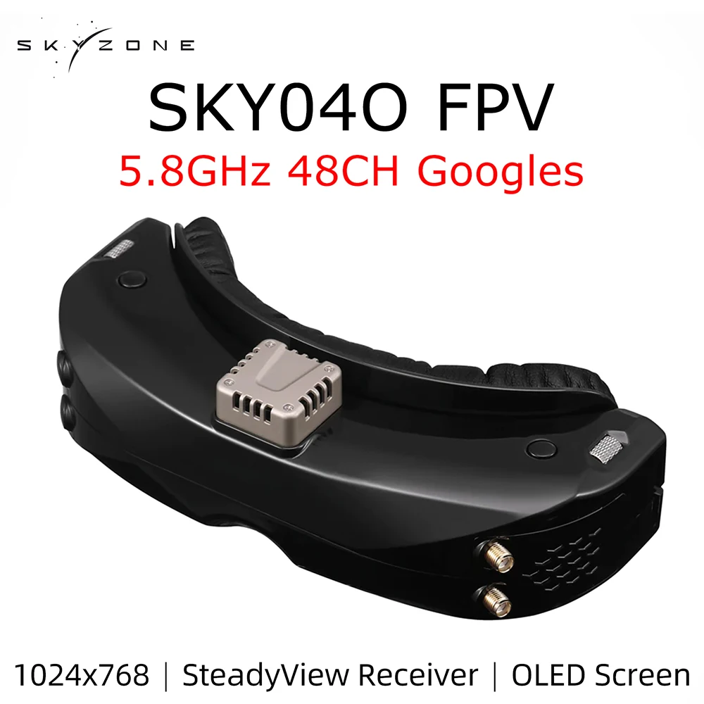 

SKYZONE SKY04O FPV Googles 5.8G 48CH Приемник SteadyView для гоночного дрона RC FPV