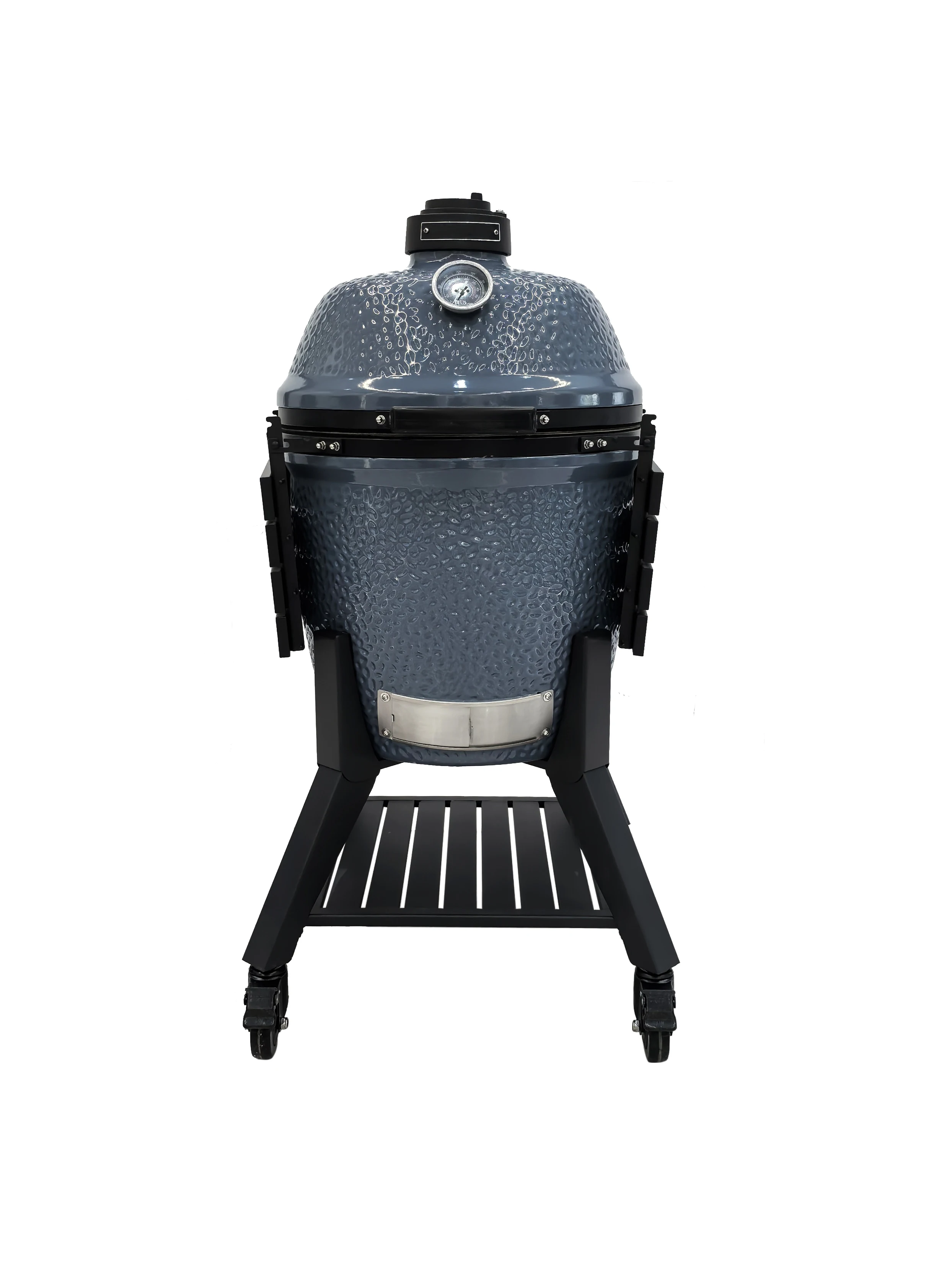 Ceramic Barbecue Kamado Grill Yard BBQ Stove with Sideboard for Outdoor and Indoor