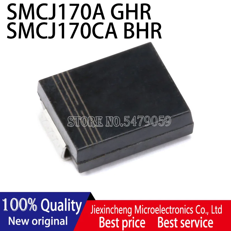 50PCS SMCJ170A GHR SMCJ170CA BHR 170V SMC DO-214AB Transient suppression diode TVS