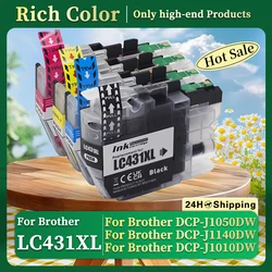 LC431 LC-431 LC431XL Compatible Inkjet Ink Cartridge For Brother DCP-J1050DW DCP-J1140DW MFC-J1010DW J1050 J1140 J1010 Printer
