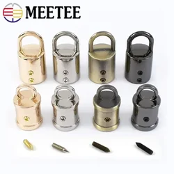 5Pcs Meetee 10/11mm Metal Buckles Bag Rope Cord Lock Handbag Connector Hanger Stopper Tassel Fringe Clasp DIY Hardware Accessory