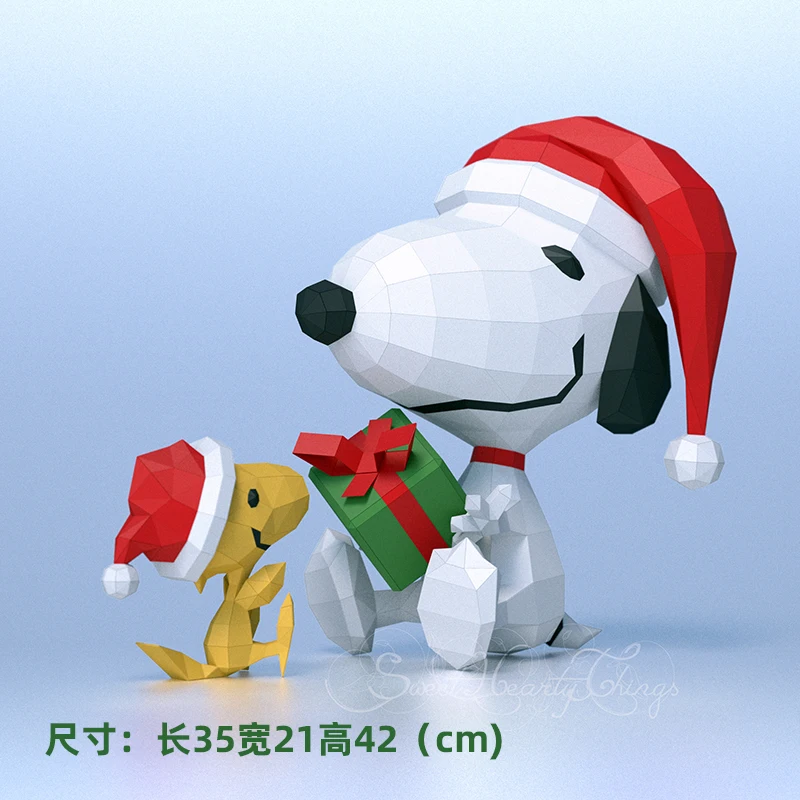 TureMouse-Figurines d'anime en papier Donald Duck, SnoAmendements, Stitch Kitty, Winnie l'Ourson, Papercraft 3D, Jouet fait main bricolage, Mininstants, Disney