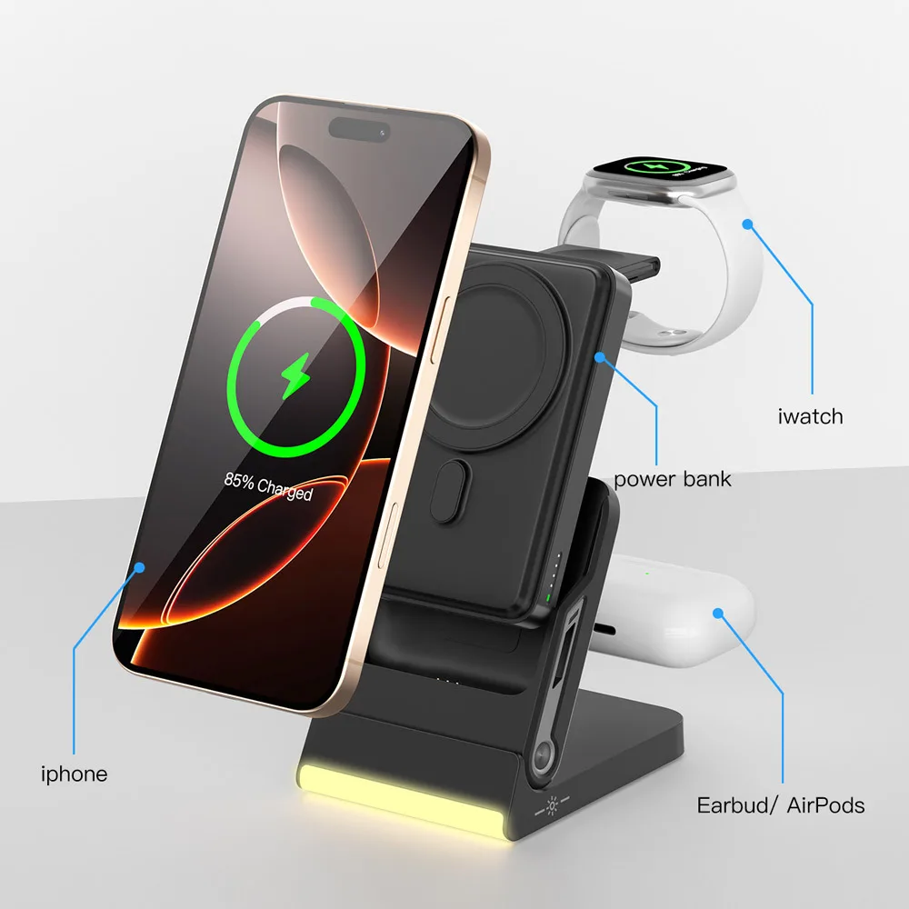 UM2 유무선 20W 고속충전 맥세이프 보조배터리 Macsafe auxiliary battery 10000mAh Wireless Charging Power Bank 썸네일 4