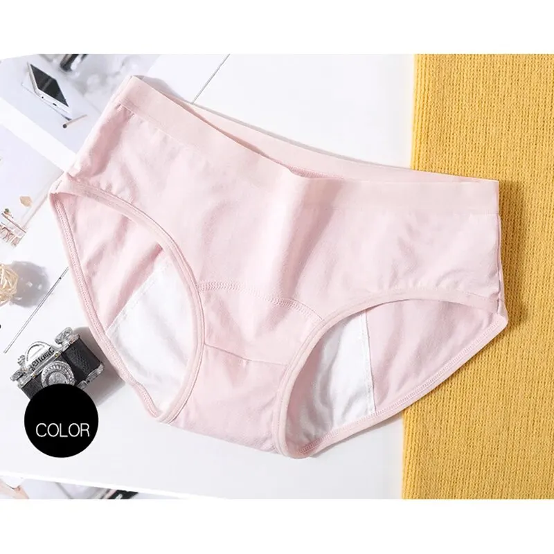 5Pcs Leak Proof Menstrual Panties Physiological Underwear Women Cotton Panties Lingerie Breathable Female Girl Briefs