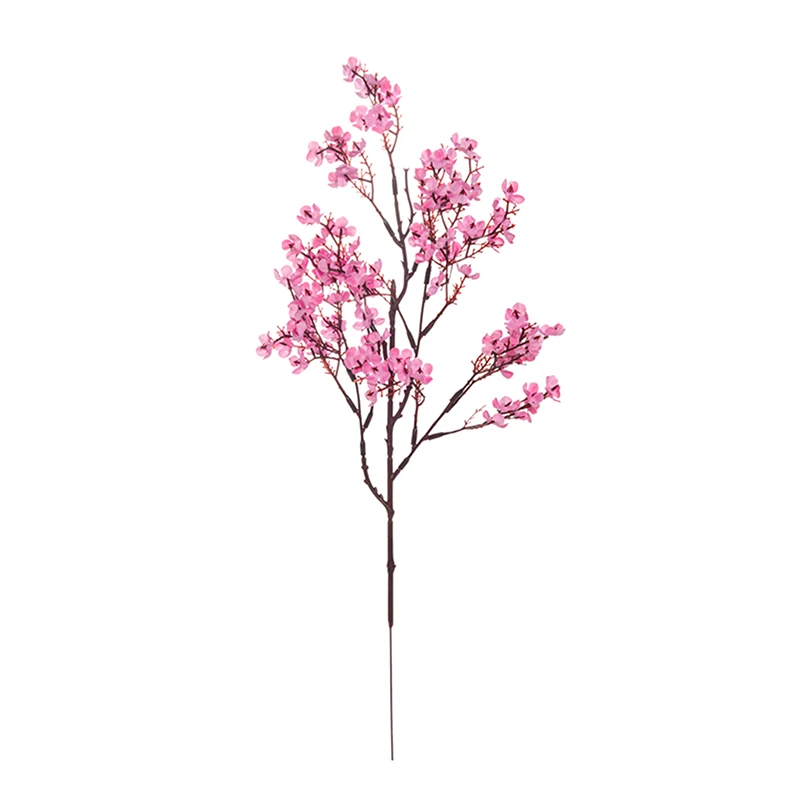 50 ซม.ประดิษฐ์ดอกไม้ Cherry Blossoms Baby's Breath Gypsophila ดอกไม้ปลอม DIY งานแต่งงานแจกันตกแต่งดอกไม้ Faux