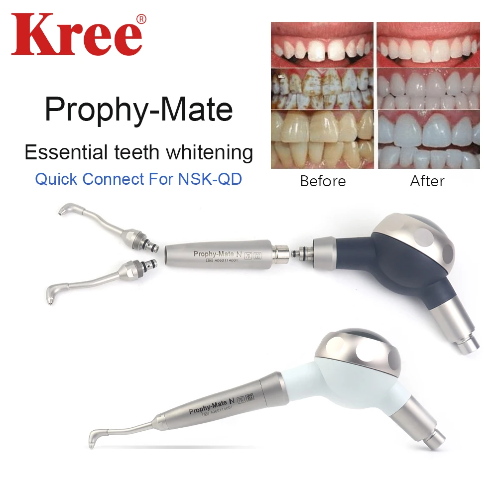 

Стоматологический пескоструйный аппарат Prophy-Mate Neo, совместимый с NSK, с 2 насадками для профессионального отбеливания зубов, стоматологический инструмент