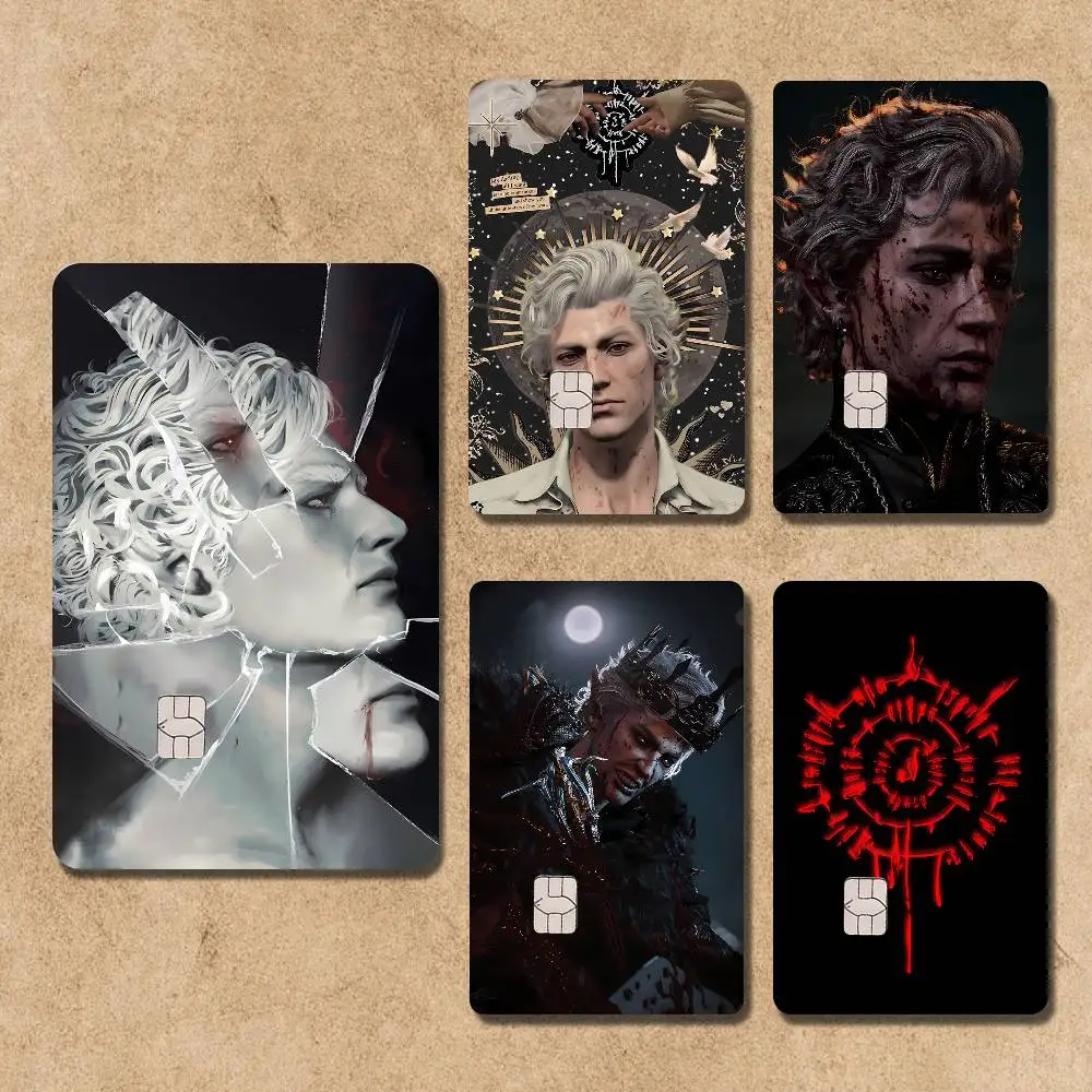 

Astarion B-BaldurS G-Gate 3 Card Stickers Credit Visa Debit Bank Charge Card Bus Metro Waterproof Sticker Decal Decoration