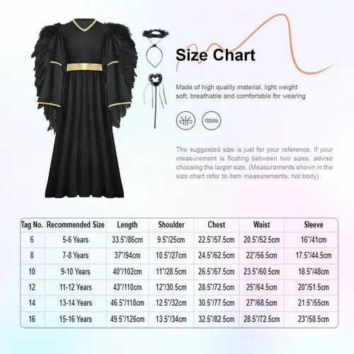 White Angel Costume for Girls Greek God Robe Princess Dress+Feather Wings Cosplay Set for Halloween Party Carnival Performance - Image 6