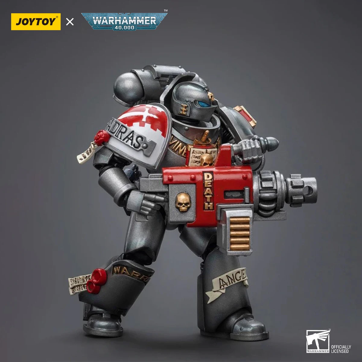 JOYTOY Warhammer 40K Grey Knights Action Figure 1/18 Strike Squad Grey Knight With Psycannon Joints Movable Figurine Model Toys