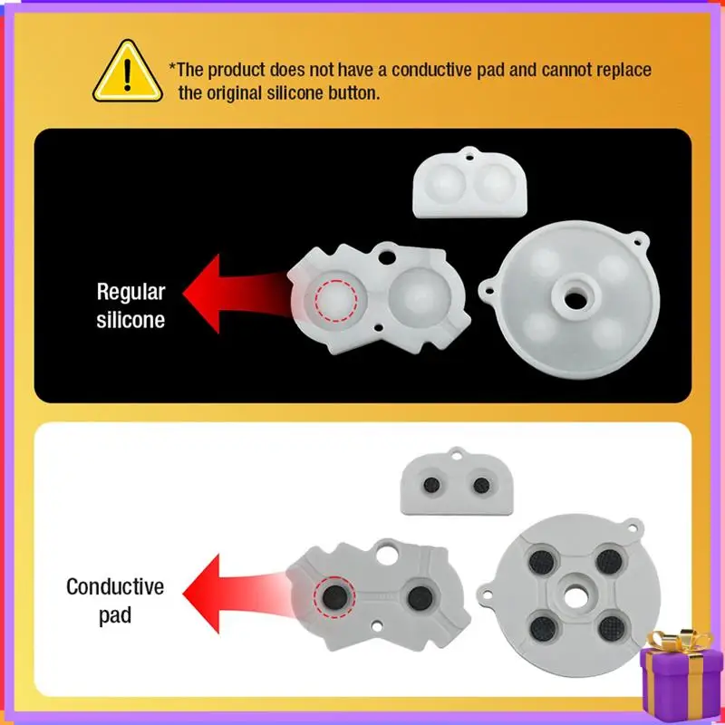 

Advanced For GBA Membrane Button Tactile Upgrade Modify Kit With Screwdriver Kit For GBA Console Replacement Repairs Accessories