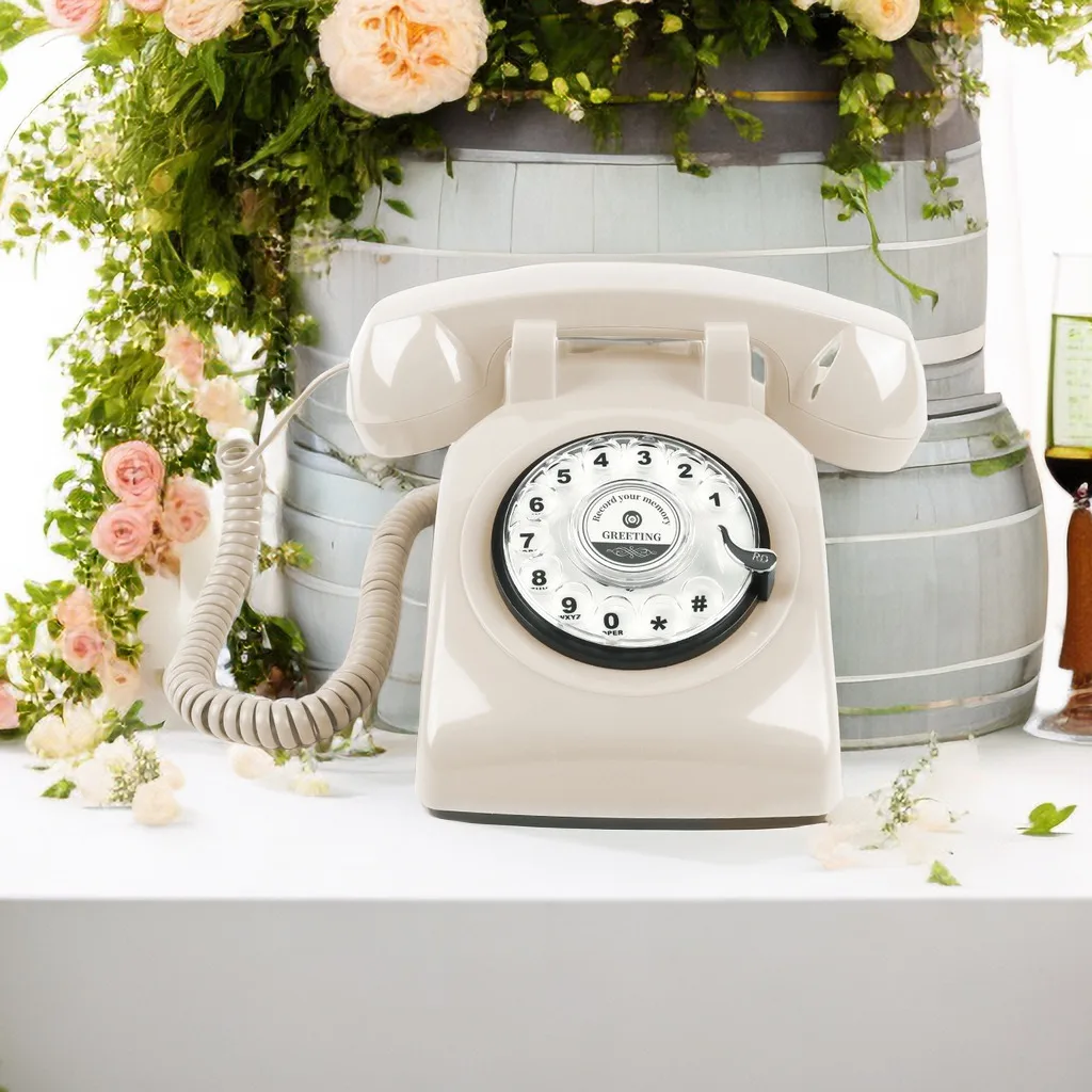 Imagem -03 - Casamento Áudio Guestbook Telefone Booth Gravador de Voz Telefone Vintage Mais Barato Venda de Fábrica