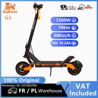 EU Stock Original KuKirin G3 Electric Scooter 1200W Motor 52V 18Ah battery 10.5 Inch Tire Touchable Display 50KM/H E-Scooter