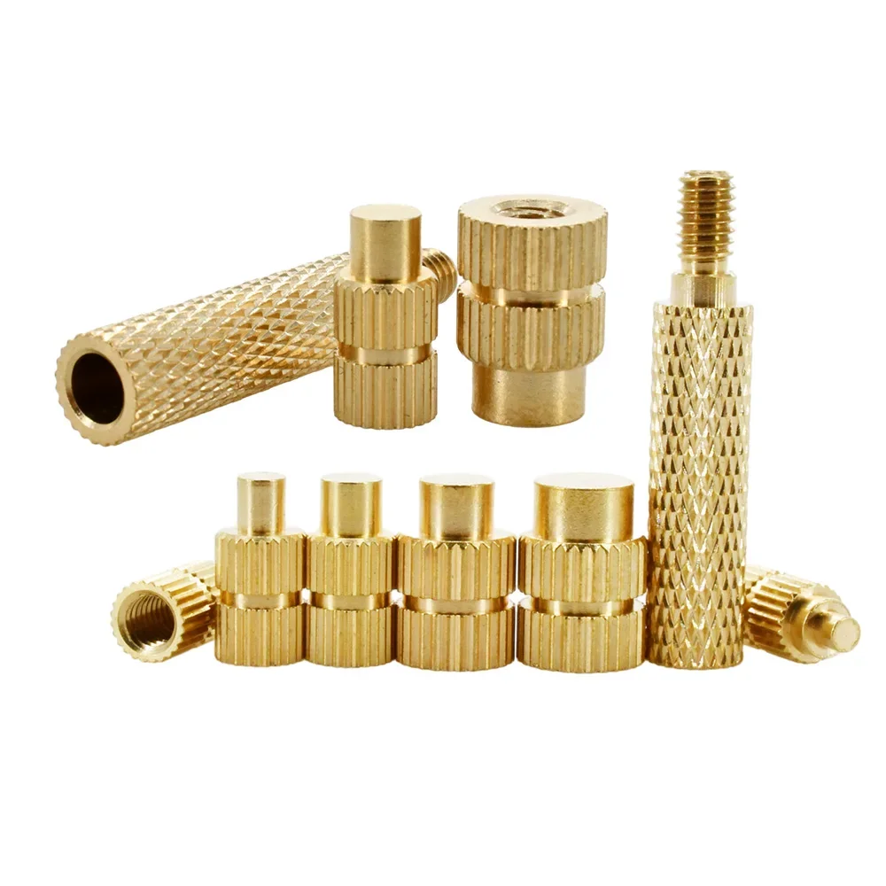 3d Printer Brass Insert Nut Heating Tool Soldering Iron Tip Connector M2 M2.5 M3 M4 M5 M6 M8 Hot Melt Copper Solder Tips Inserts