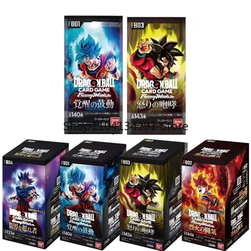 Tarjetas Coleccionables Originales de Bandai de Dragon Ball TCG, Versiones Japonesas FS01 FS02 FB03 FB04 FB05 FB07, Juguetes y Regalos de DRAGON BALL Awakening