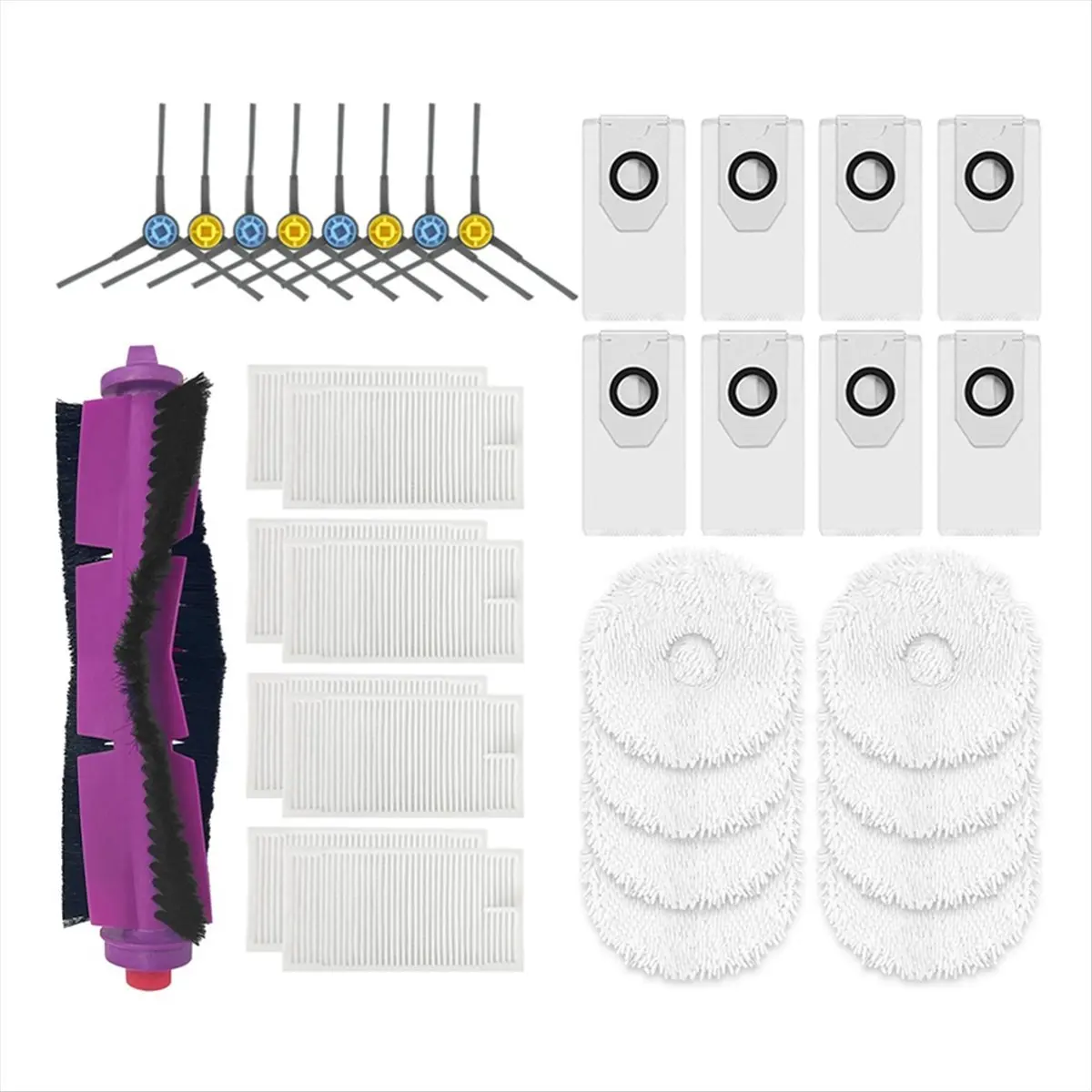 

A92G новинка для робота-пылесоса V12, основная боковая щетка HEPA-фильтр, накладка для швабры, сменный мешок для пыли, запасные аксессуары