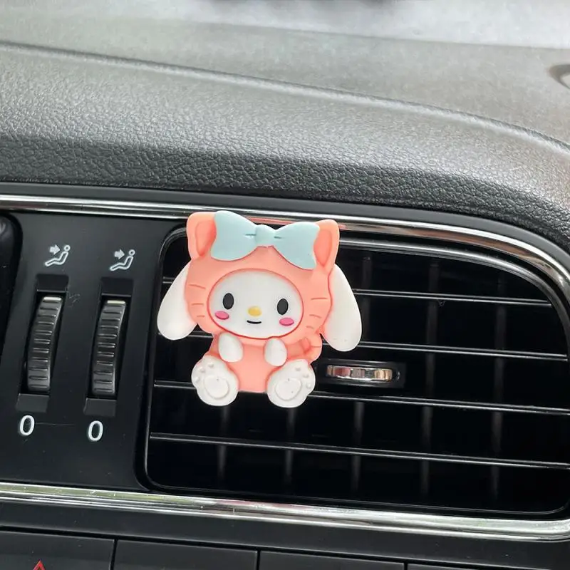 Anime Hello Kitty Car aromatherapy cute Kuromi My Melody Cinnamoroll Car air outlet decoration kawaii cartoon Car accessories