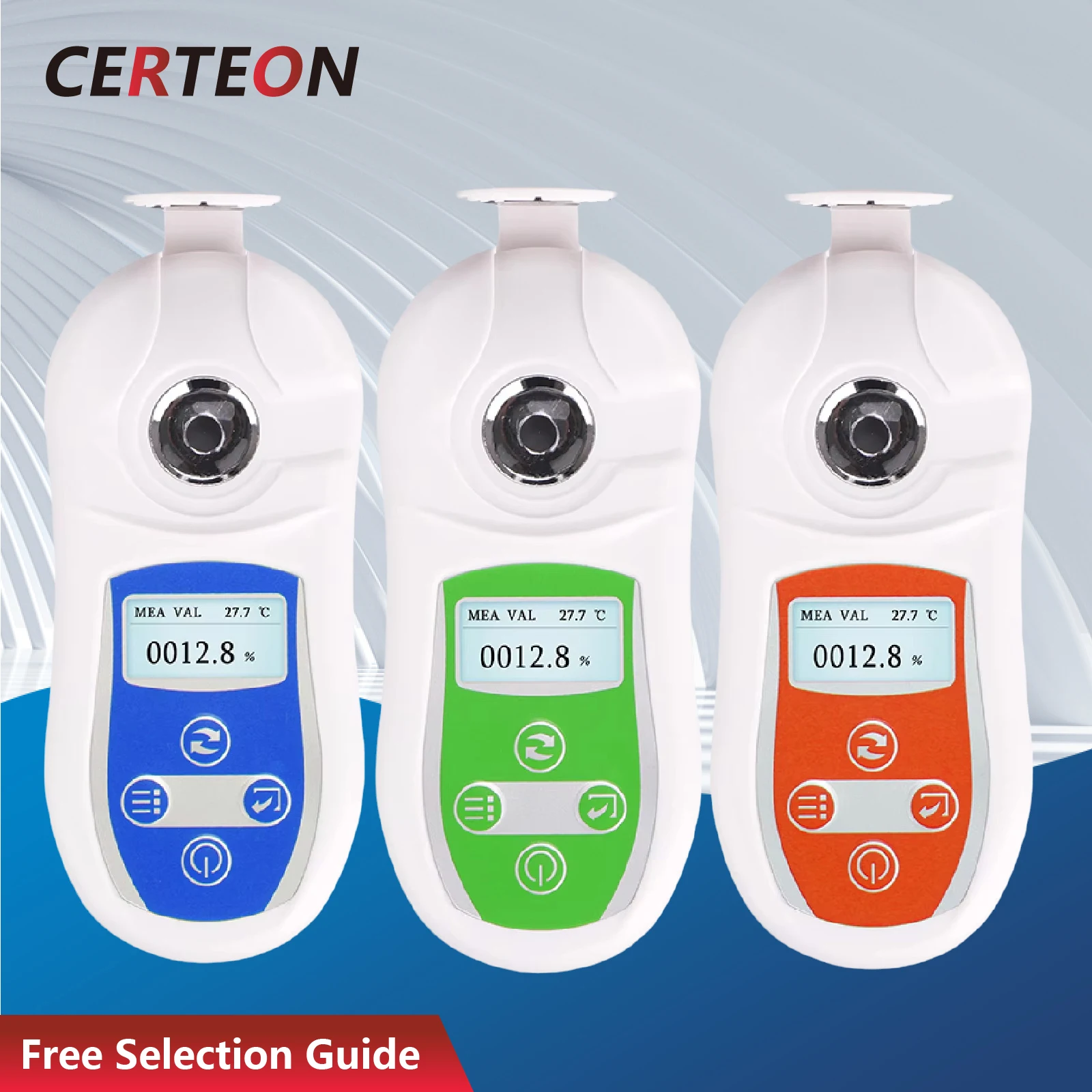 

Portable Handheld 0-32% Brix Sugar Tester for Fruit Juice ATC Food Quality Tool PAL-103 Brix Refractometer