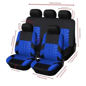 Car seat covers full set split rear seat for car universal cloth SUV Sedan van automotive interior copper 10 Main Sales Cover Bank Car Towel - №3