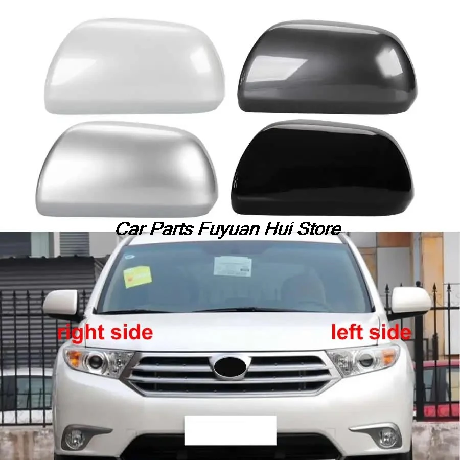 

For Toyota Highlander 2009 2010 2011 2012 - 2014 Car Accessories Rearview Mirror Cover Side Mirrors Housing Shell Color Painted