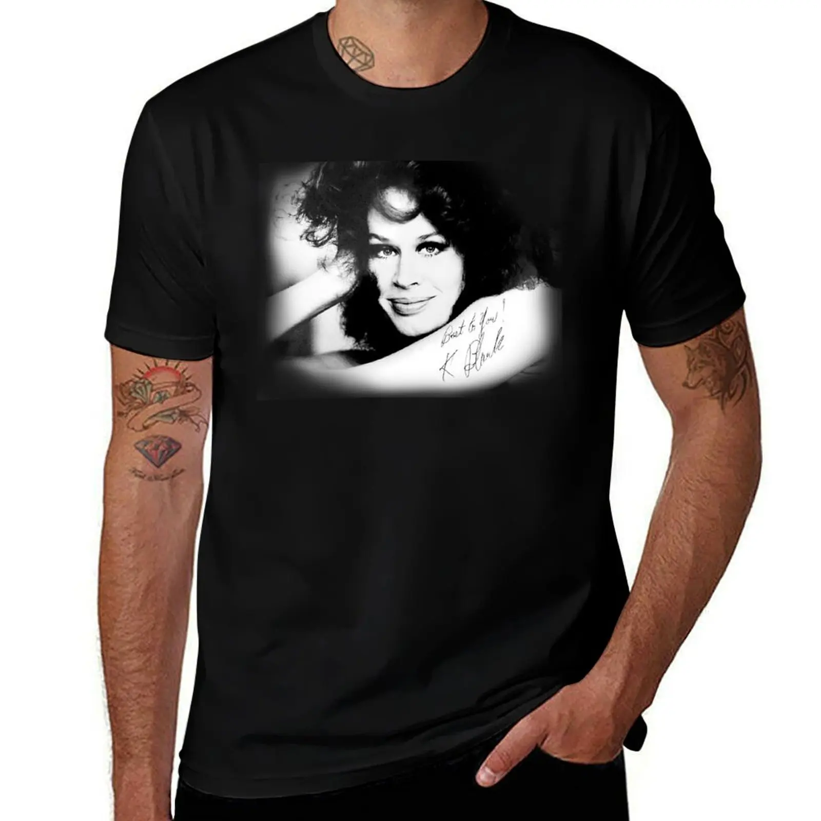

KAREN BLACK T-Shirt Casual Breathable Short Sleeve Top