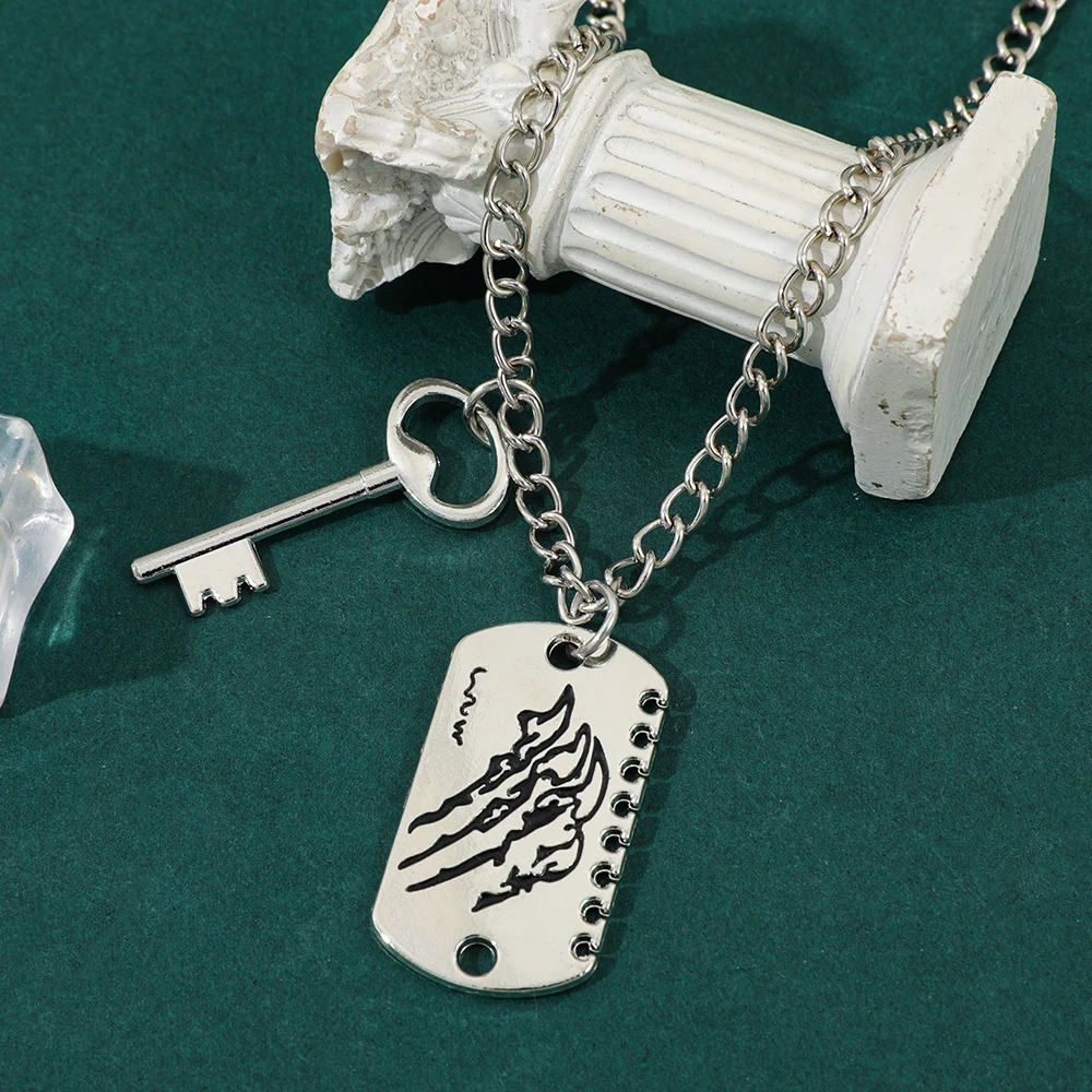 Love and Deepspace Caleb Rafayel Personality Couple Fashion Necklace Wolf Claw Cosplay Pendant Clavicle Chain Holiday Gifts view 6