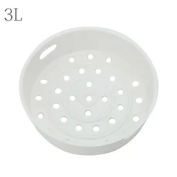 3/4/5L Steamer Basket Food Grade Plastic Steaming Rack Applicable Rice Cooker Steamer Rack Steamer Grid Kitchen Cookware