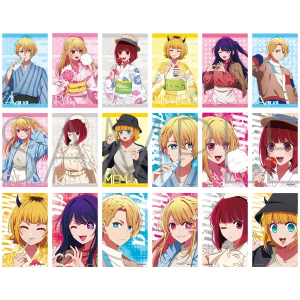 Japan Movic Goods Oshi No Ko Mini Colored Paper Remember Series Transparent Cards